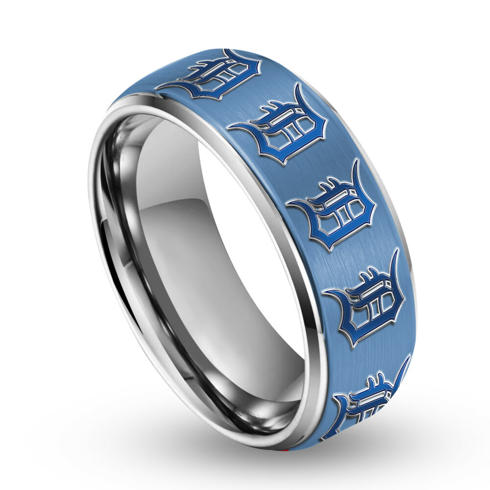 Detroit Tigers | Silver Tungsten Ring TD