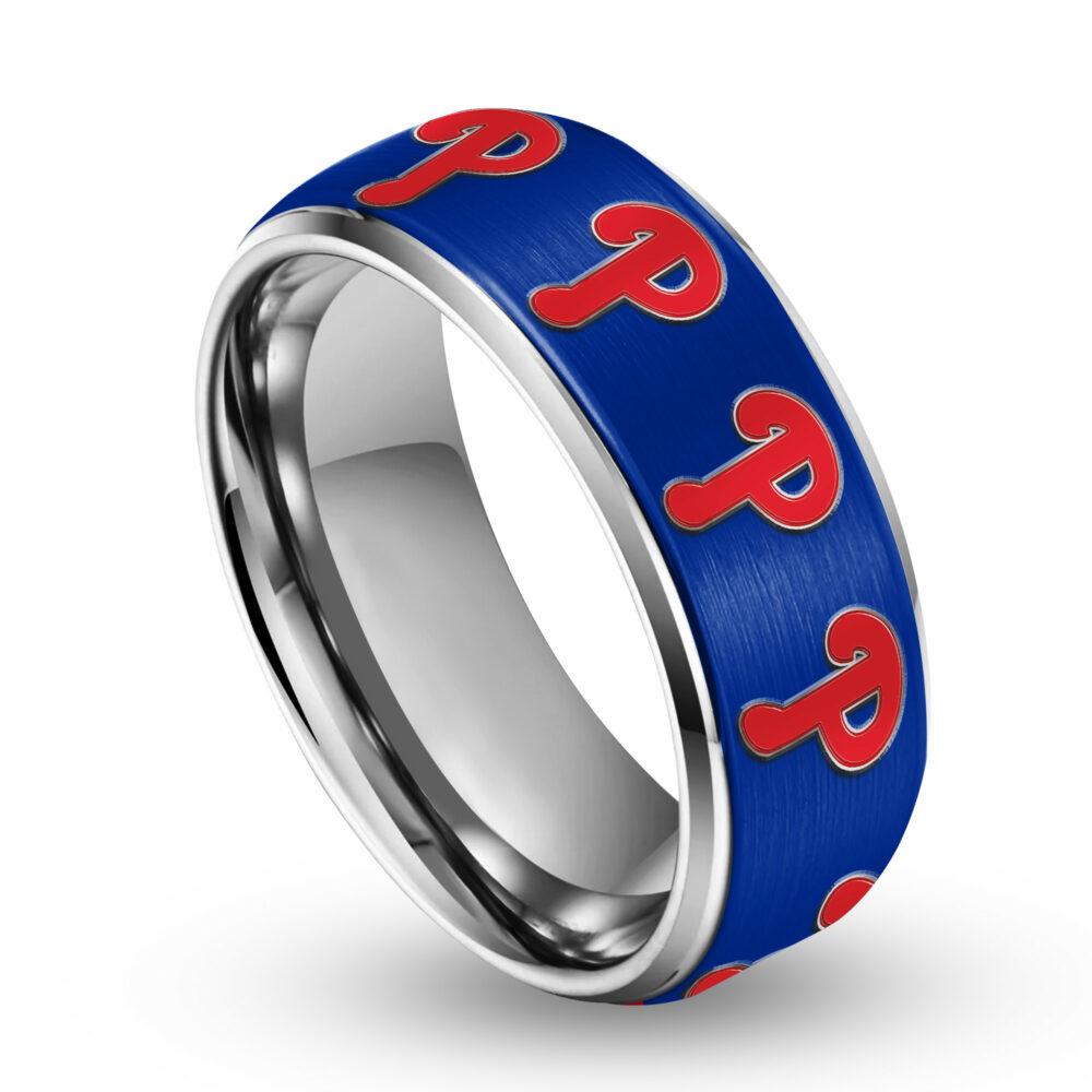 Philadelphia Phillies | Silver Tungsten Ring TD