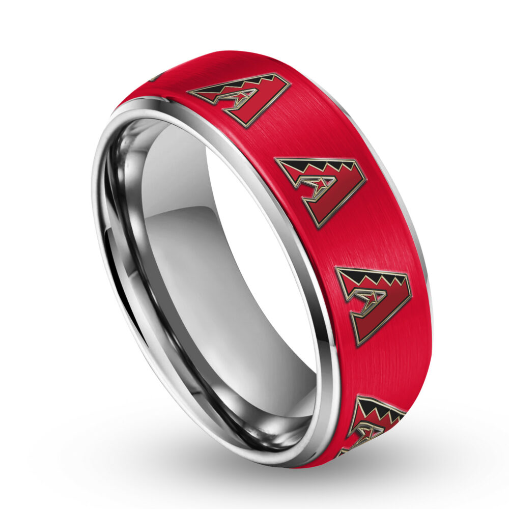 Arizona Diamondbacks | Silver Tungsten Ring TD