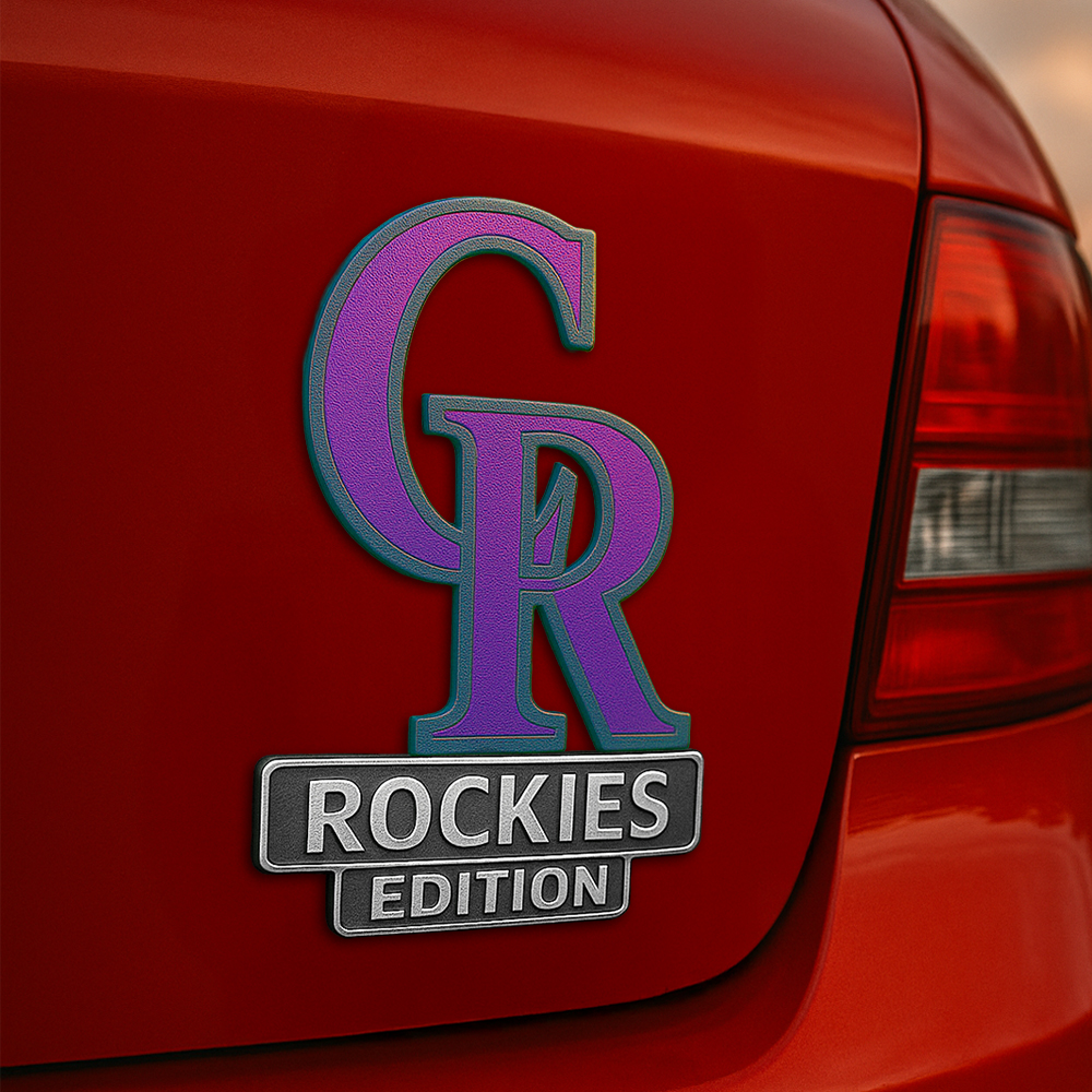 Colorado Rockies | Premium 3D Car Name Badge HI