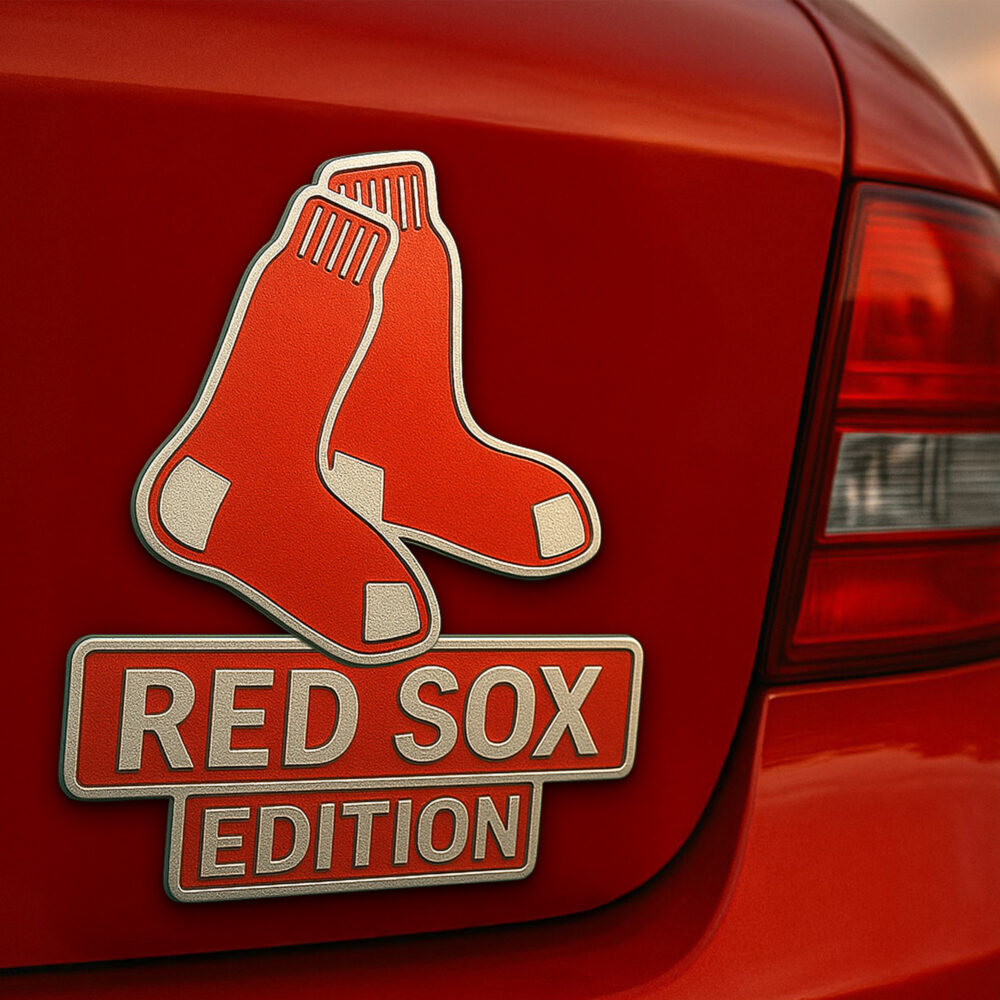 Boston Red Sox | Premium 3D Car Name Badge HI