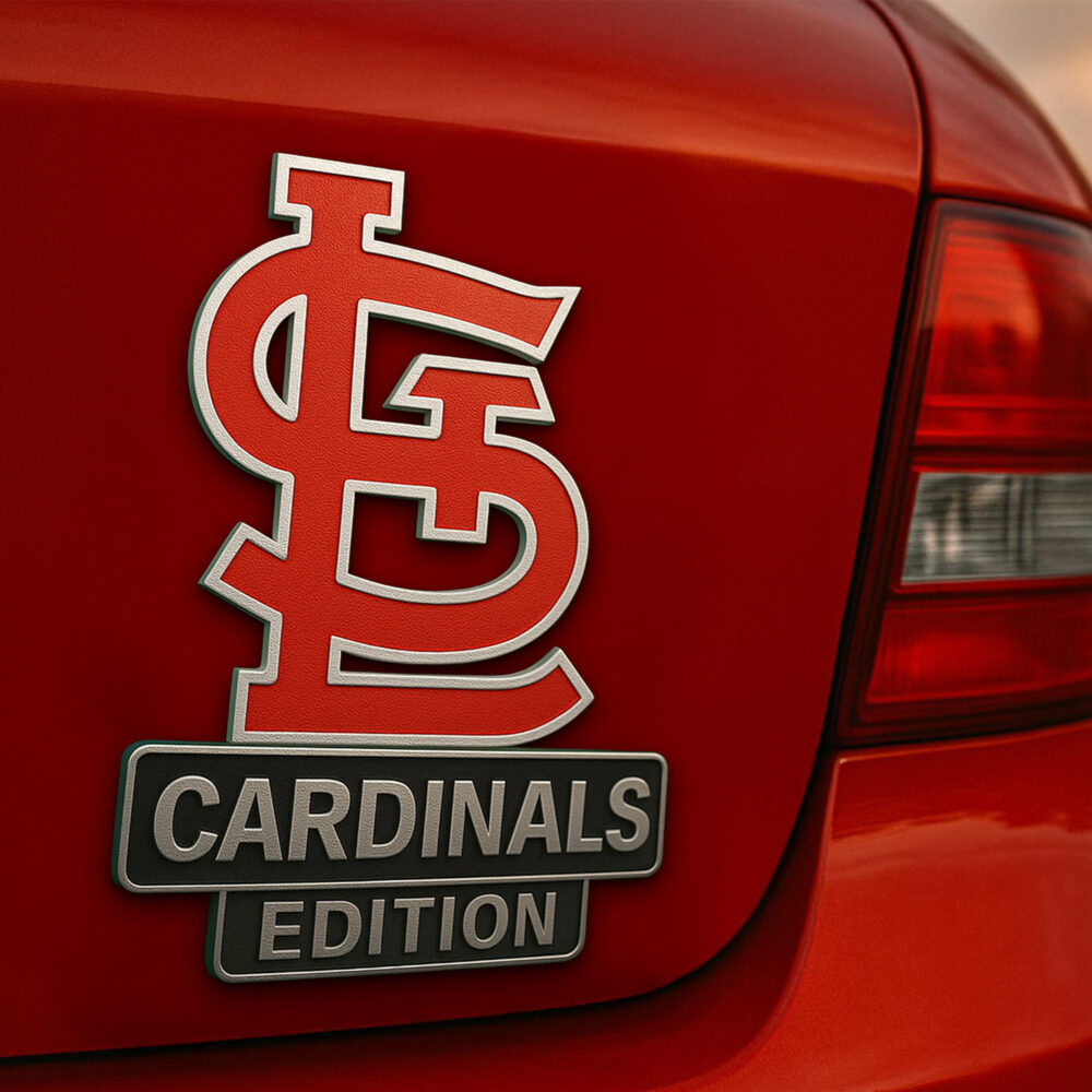 St. Louis Cardinals | Premium 3D Car Name Badge HI - 12.7*5.6*0.15cm