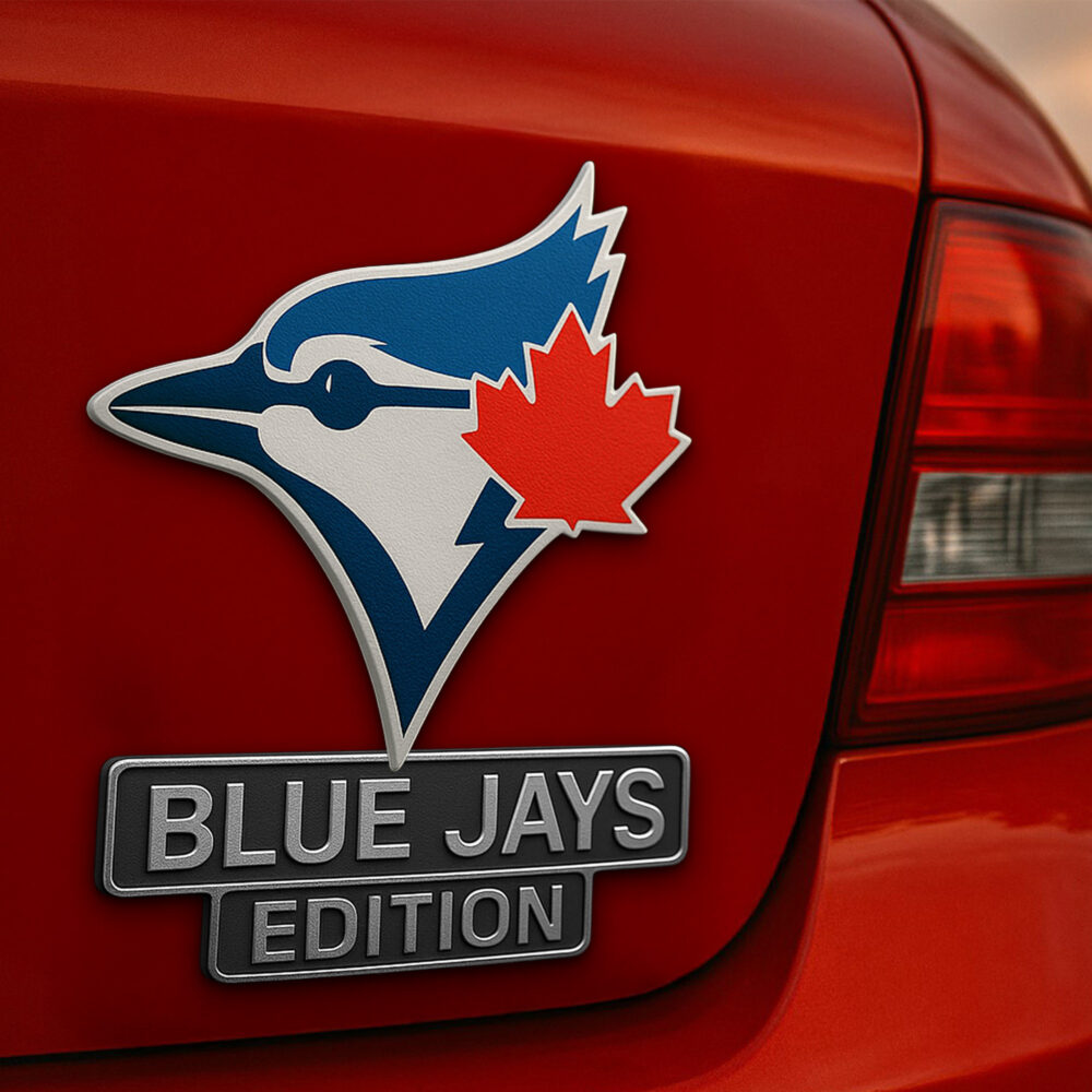 Toronto Blue Jays | Premium 3D Car Name Badge HI - 12.7*5.6*0.15cm