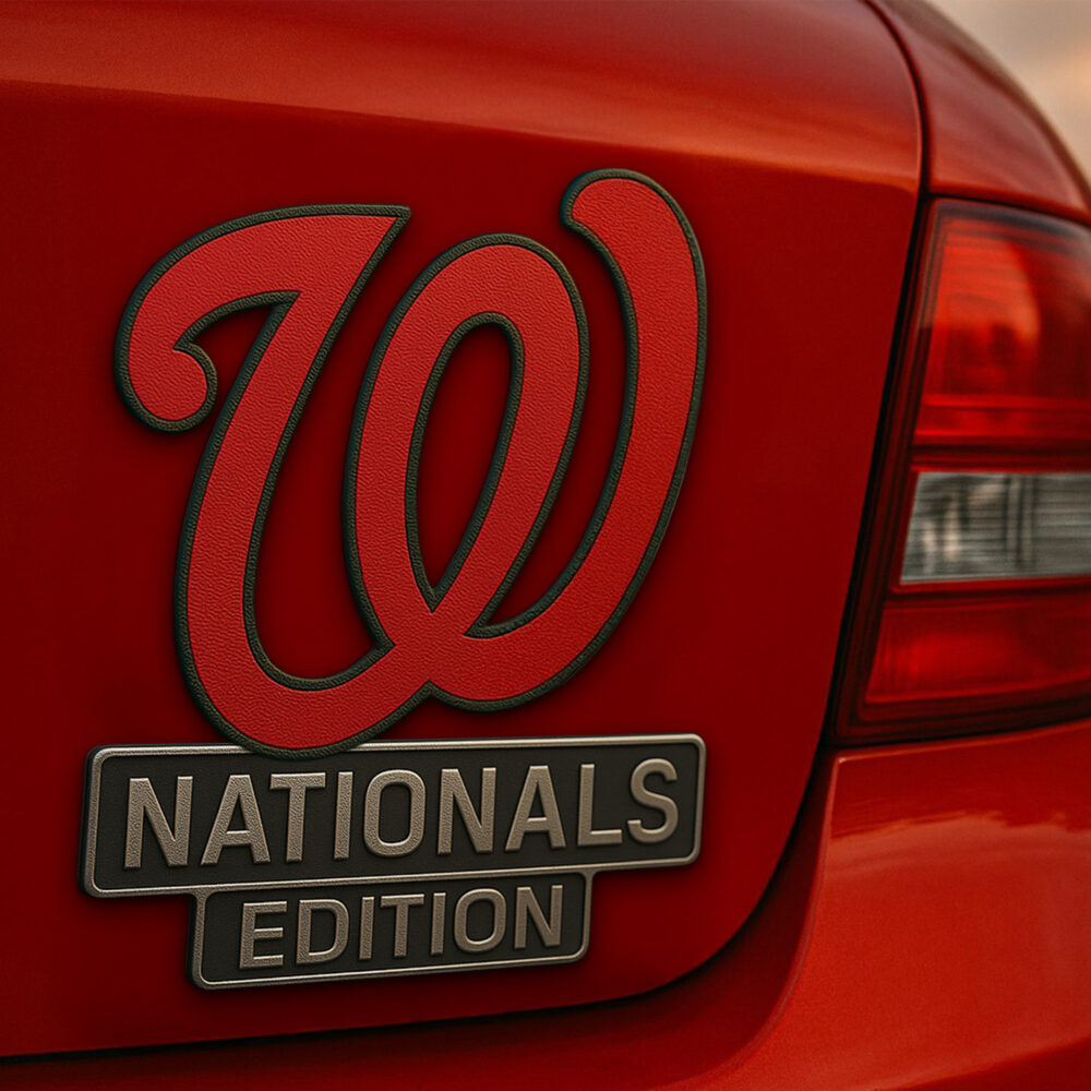 Washington Nationals | Premium 3D Car Name Badge HI