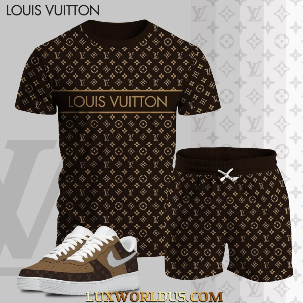 LOUIS VUITTON | T-Shirt & Shorts Match AF1 Sneaker