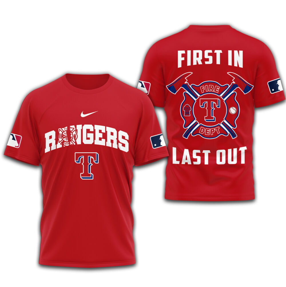 Texas Rangers | Premium Fire Fighter 3D Shirt TD