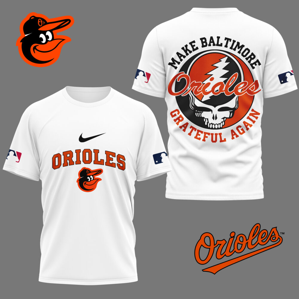 Baltimore Orioles | Premium Grateful Game Day 3D Shirt NY - 3XL, Color 1