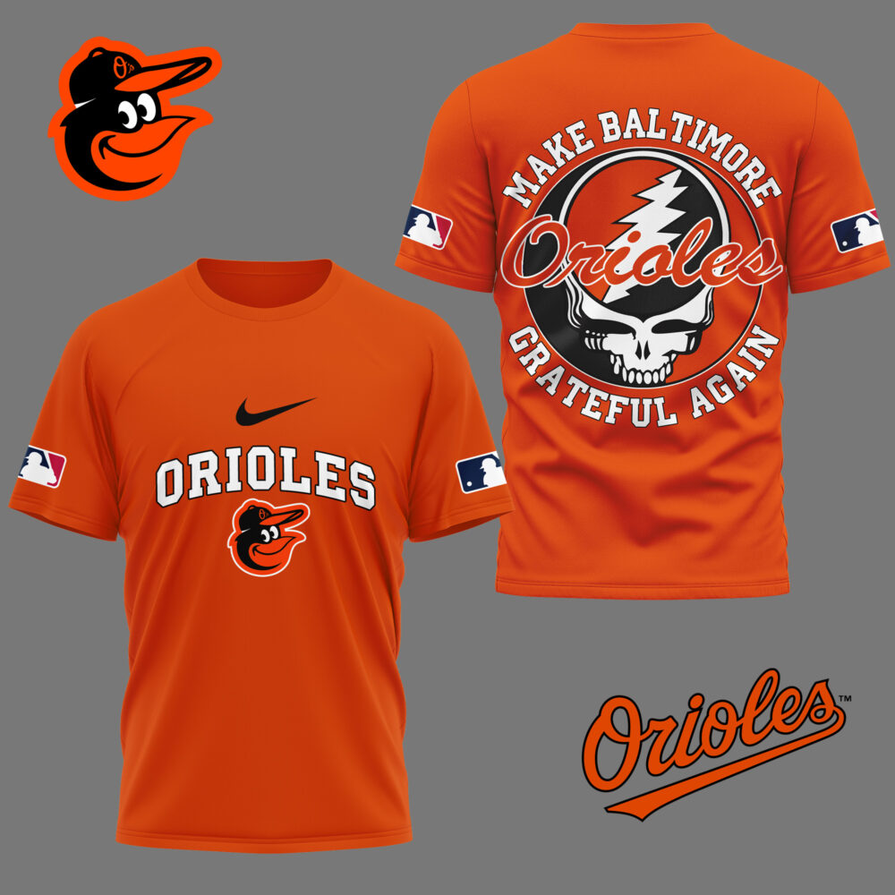 Baltimore Orioles | Premium Grateful Game Day 3D Shirt NY - Color 3