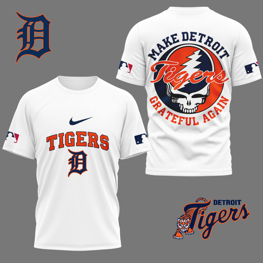 Detroit Tigers | Premium Grateful Game Day 3D Shirt NY - 3XL, Color 3