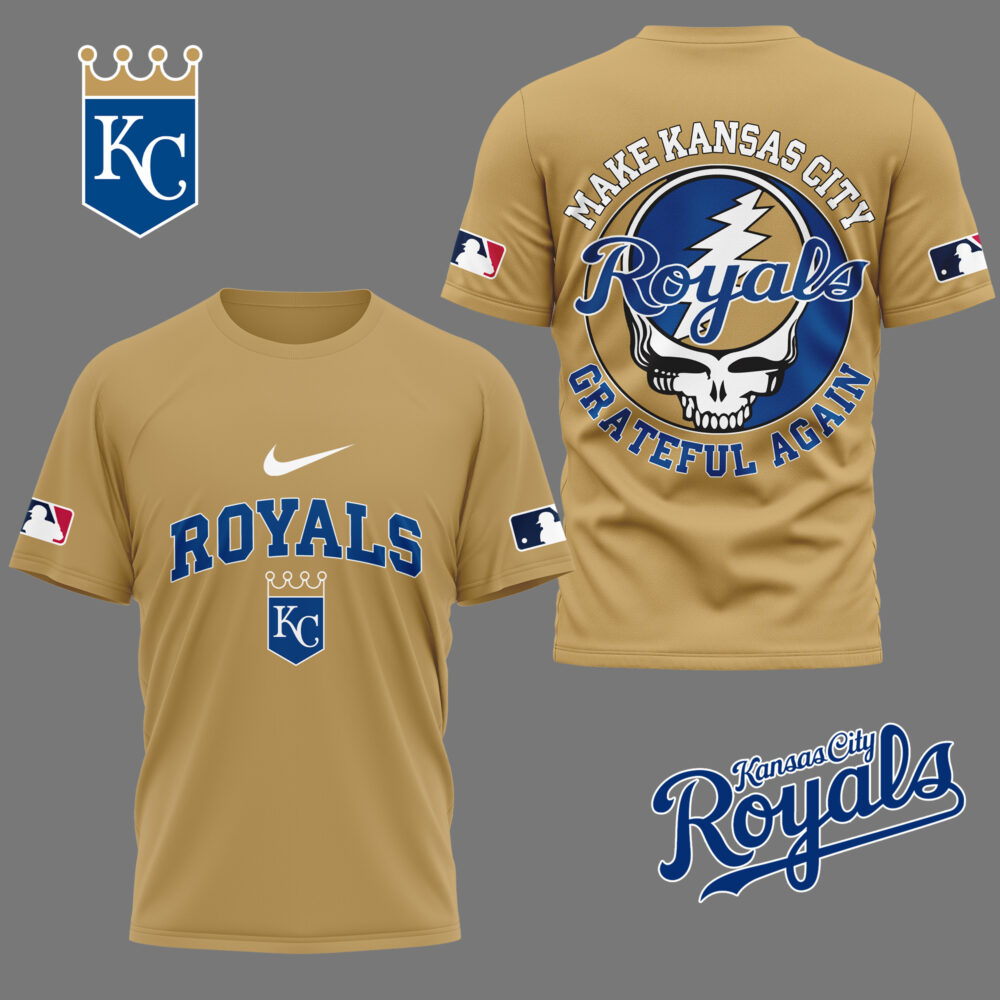 Kansas City Royals | Premium Grateful Game Day 3D Shirt NY - Color 4