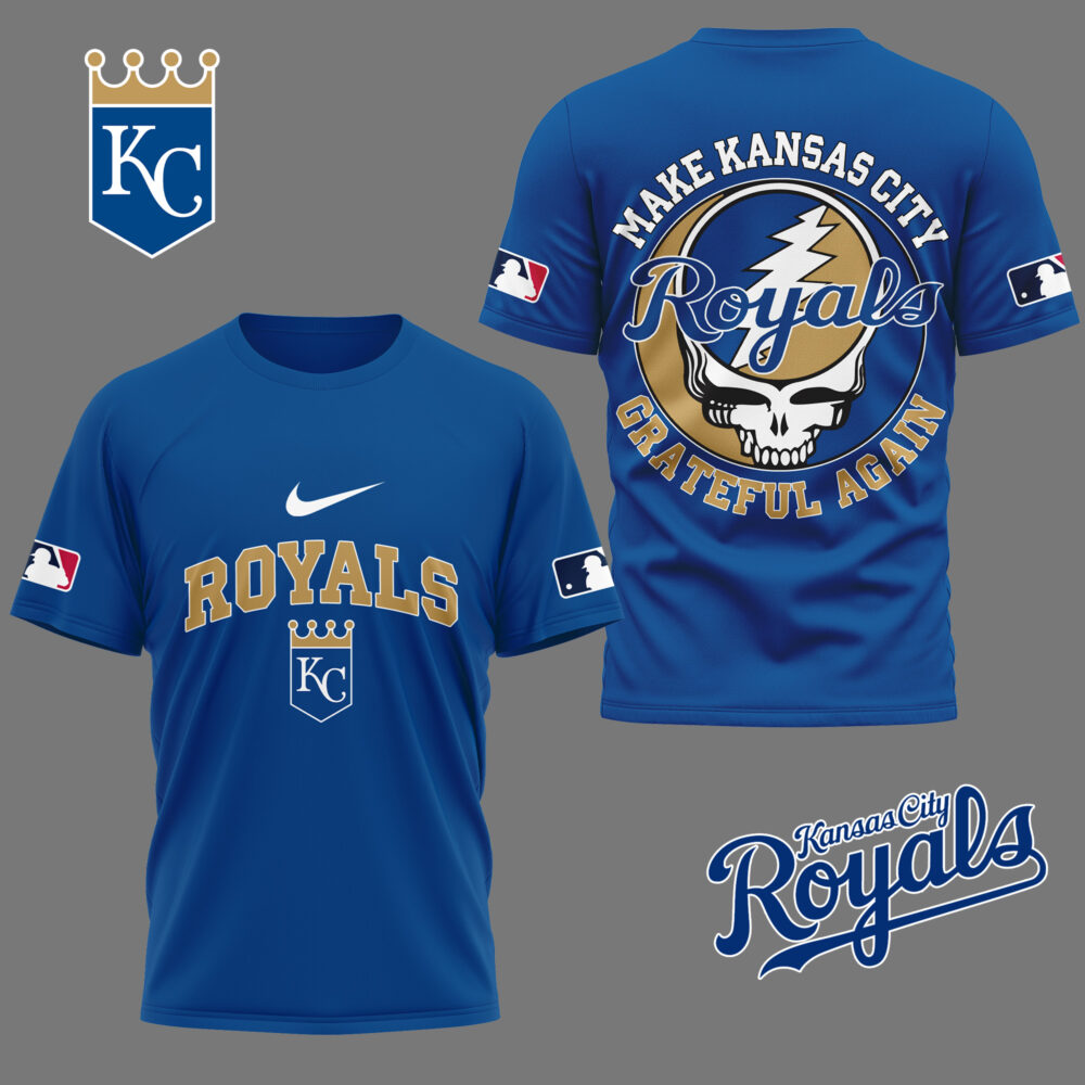 Kansas City Royals | Premium Grateful Game Day 3D Shirt NY - Color 3