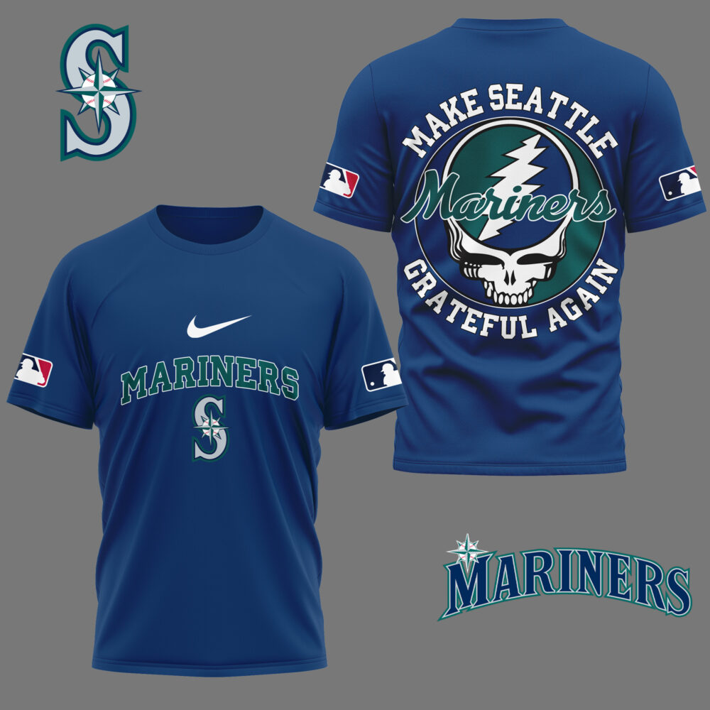 Seattle Mariners | Premium Grateful Game Day 3D Shirt NY - Color 4