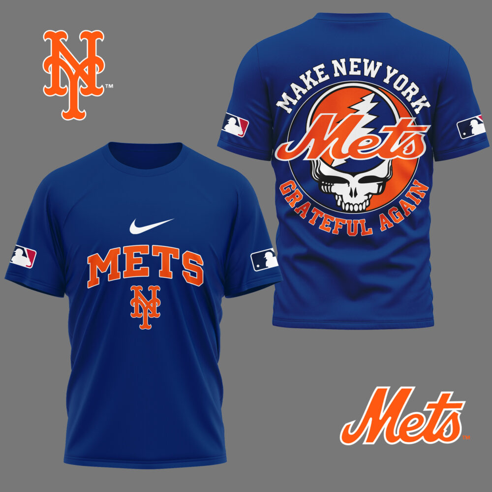 New York Mets | Premium Grateful Game Day 3D Shirt NY - Color 3