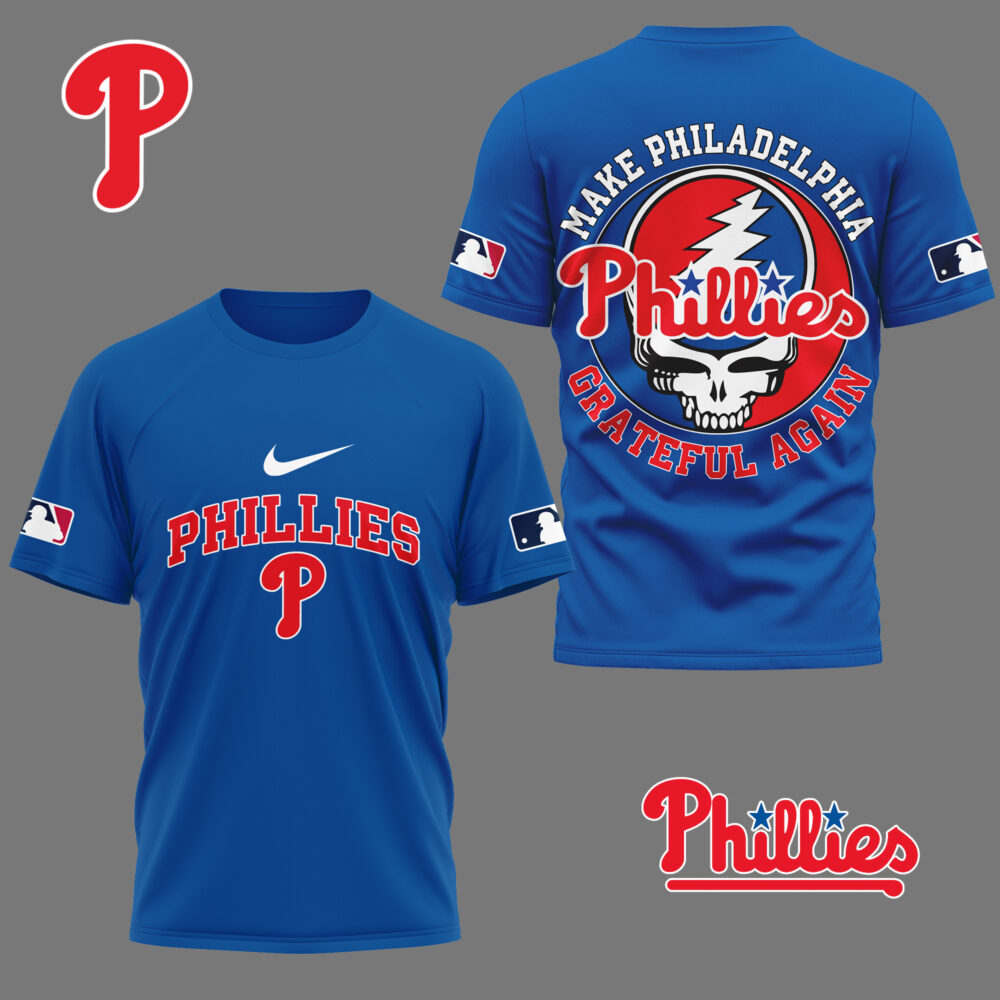 Philadelphia Phillies | Premium Grateful Game Day 3D Shirt NY - Color 4