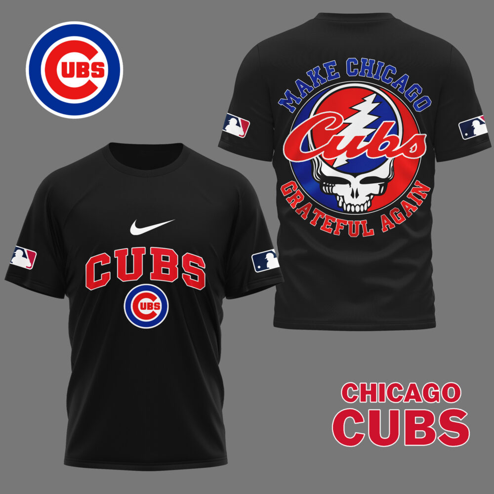 Chicago Cubs | Premium Grateful Game Day 3D Shirt NY - Color 2