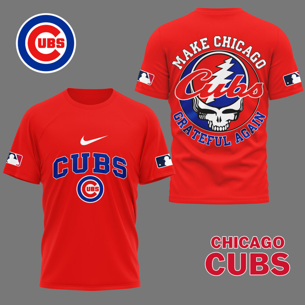 Chicago Cubs | Premium Grateful Game Day 3D Shirt NY - Color 4