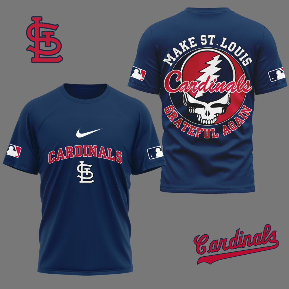 St. Louis Cardinals | Premium Grateful Game Day 3D Shirt NY - Color 4