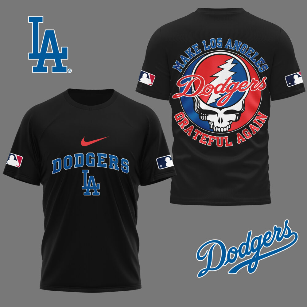 Los Angeles Dodgers | Premium Grateful Game Day 3D Shirt NY - Color 2