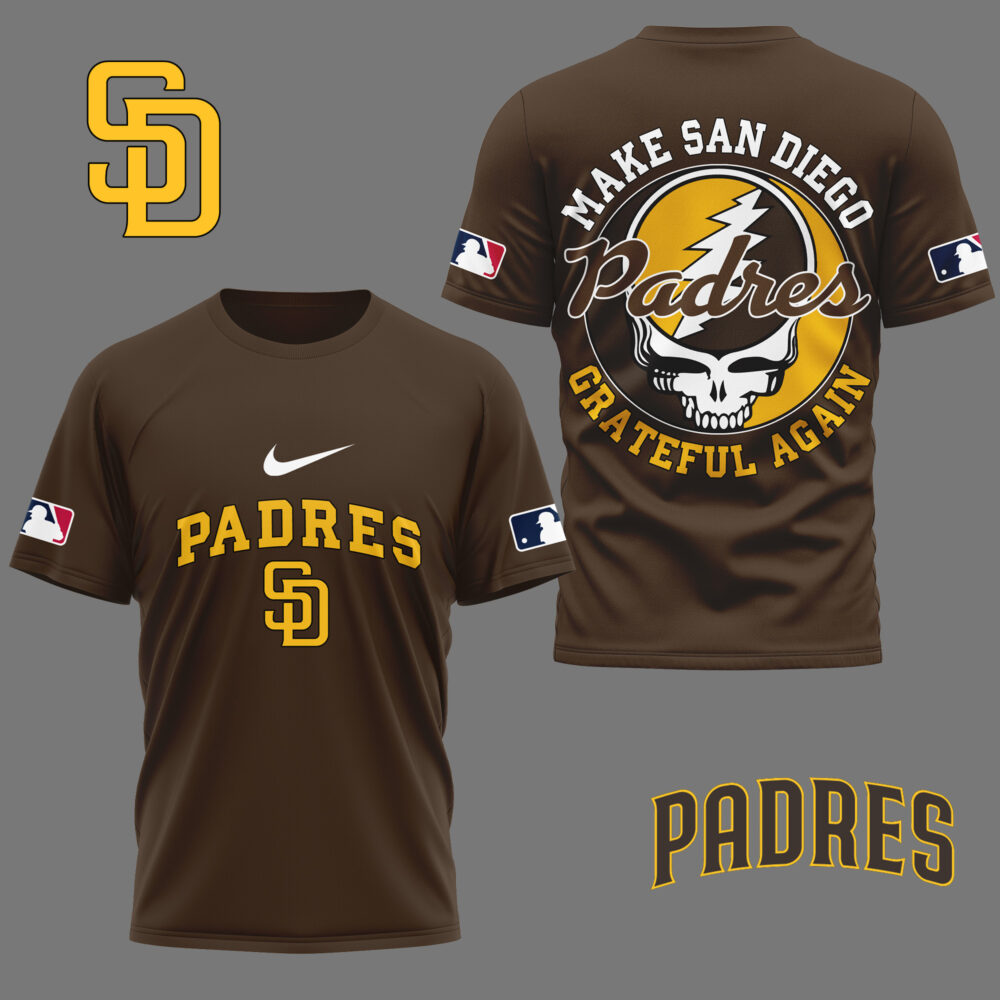 San Diego Padres | Premium Grateful Game Day 3D Shirt NY - Color 4