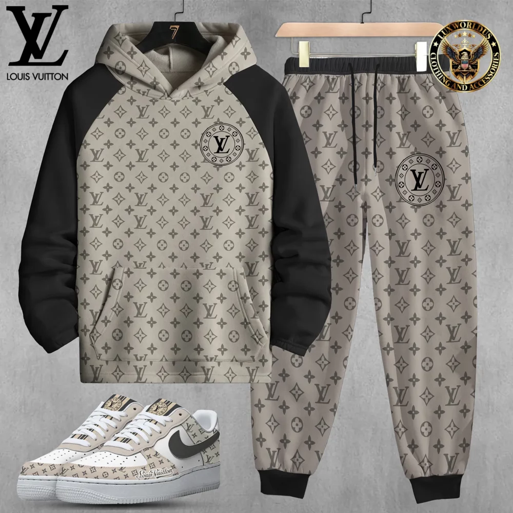 Luois Vuitton | Limited Edition Set Hoodie &Pants Match AF1 Sneaker