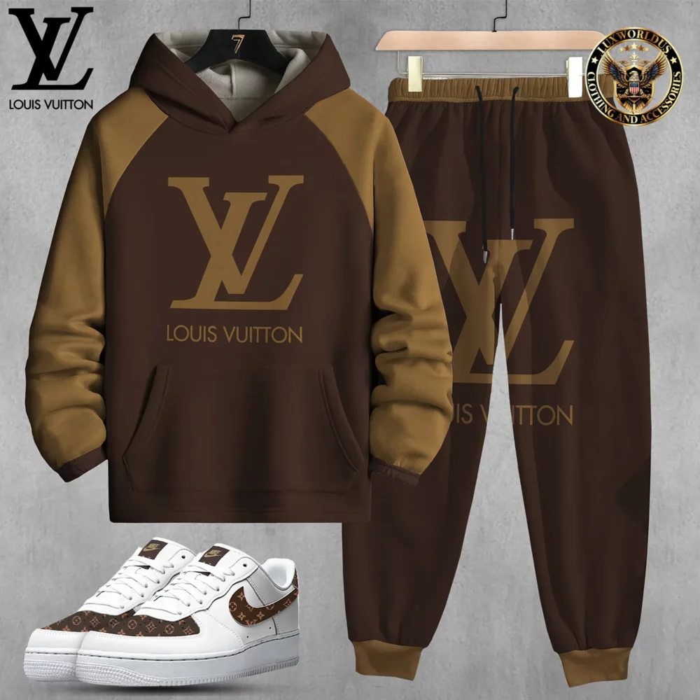 Luois Vuitton | Limited Edition Set Hoodie &Pants Match AF1 Sneaker
