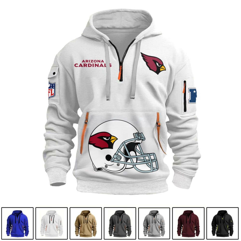 Arizona Cardinals  | Premium NFL Quarter Zipper Hoodie