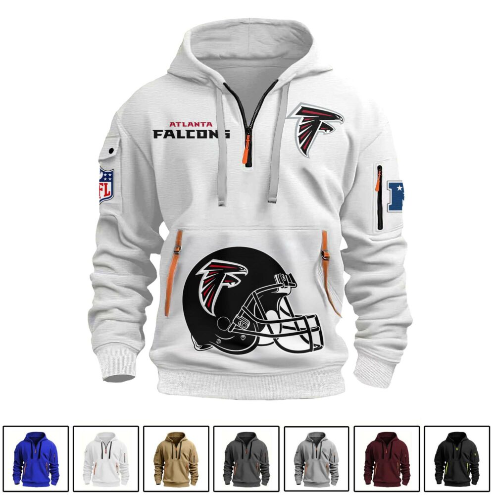 Atlanta Falcons  | Premium NFL Quarter Zipper Hoodie
