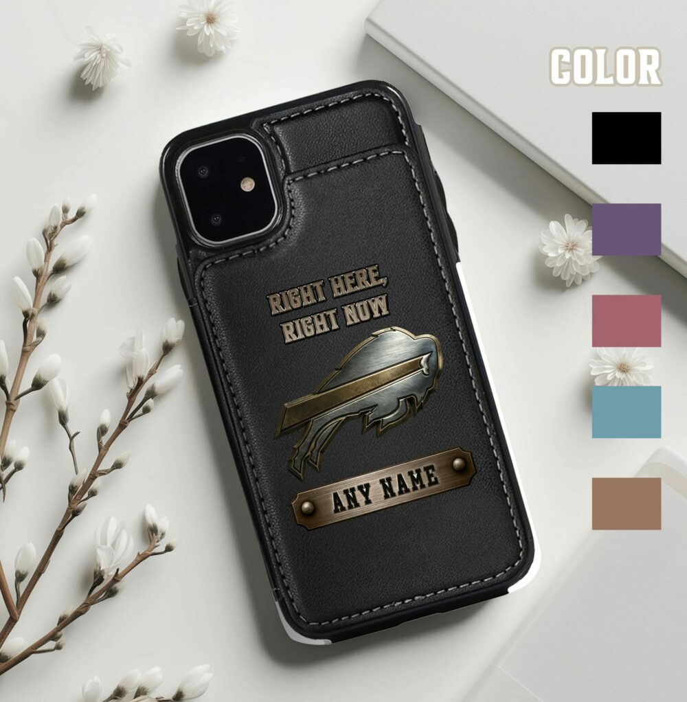 Buffalo Bills | Premium NFL Leather Flip Wallet Phone Case