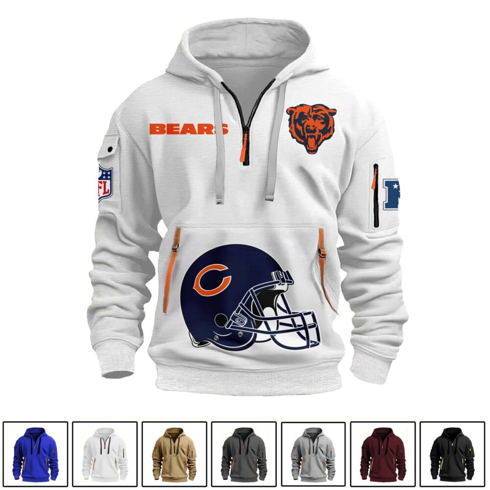 Chicago Bears  | Premium NFL Quarter Zipper Hoodie