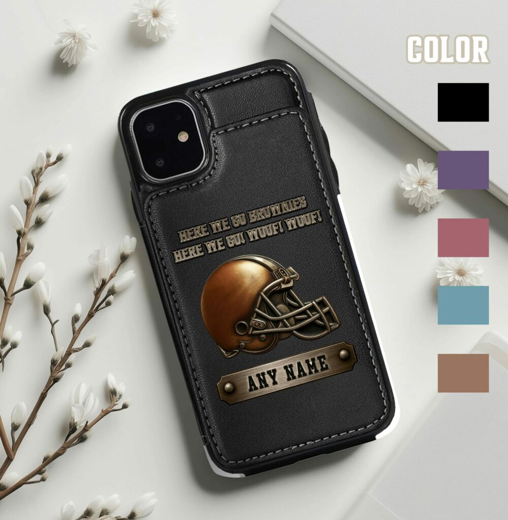Cleveland Browns | Premium NFL Leather Flip Wallet Phone Case