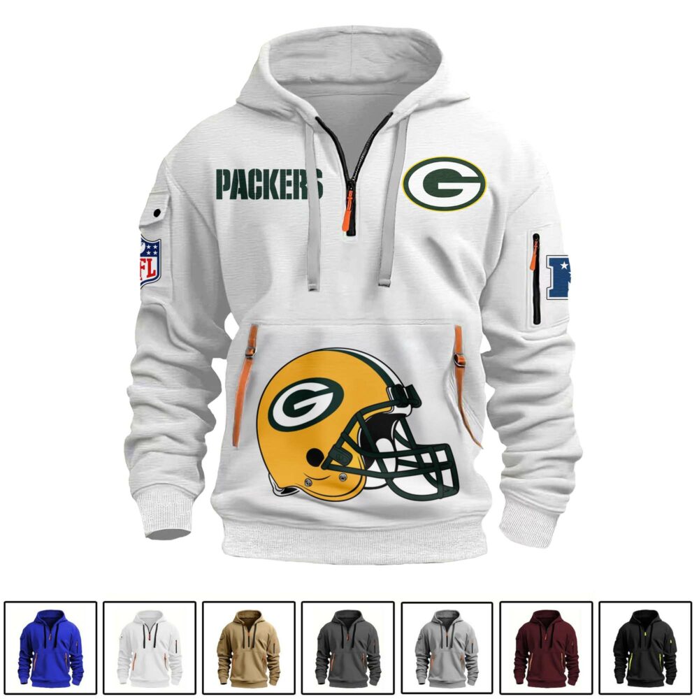 Green Bay Packers  | Premium NFL Quarter Zipper Hoodie
