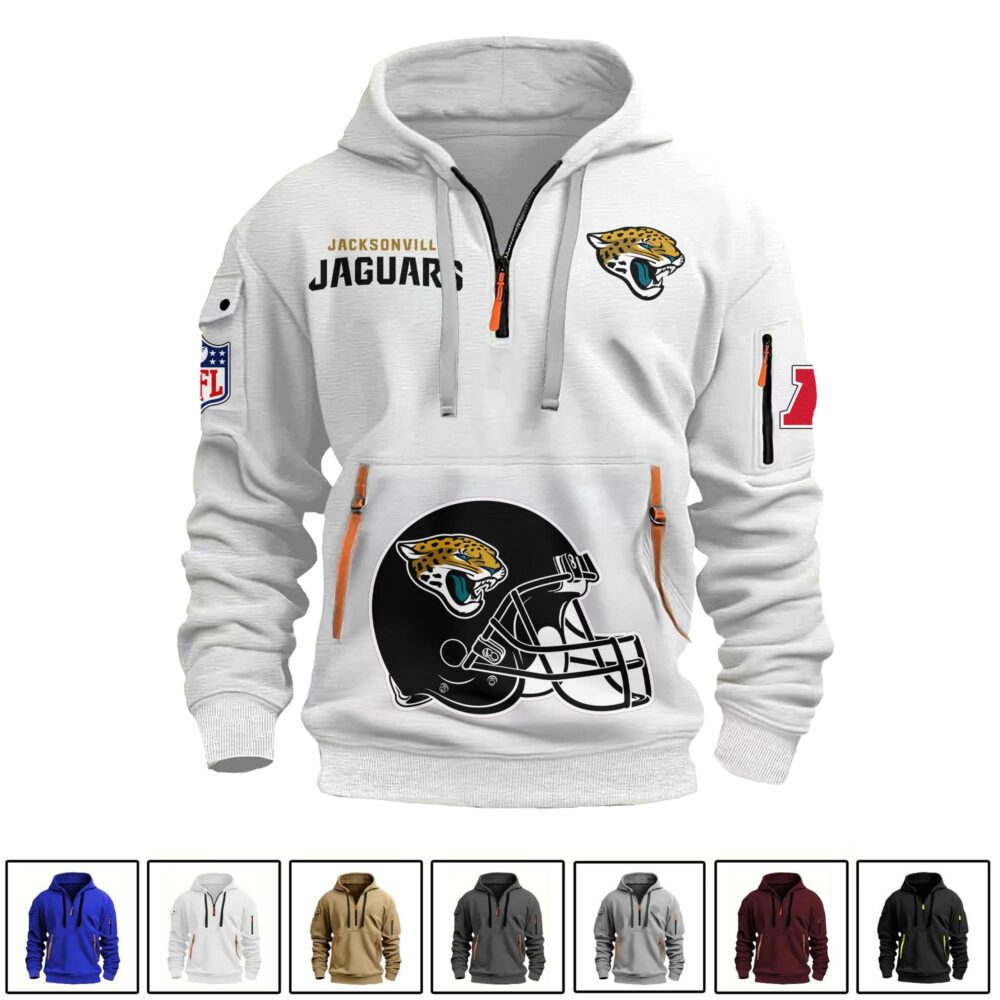 Jacksonville Jaguars  | Premium NFL Quarter Zipper Hoodie
