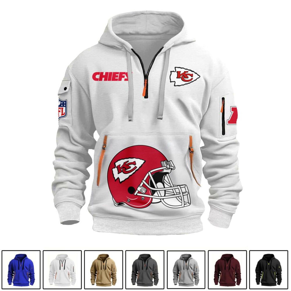 Kansas City Chiefs  | Premium NFL Quarter Zipper Hoodie