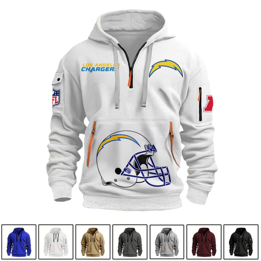 Los Angeles Chargers  | Premium NFL Quarter Zipper Hoodie