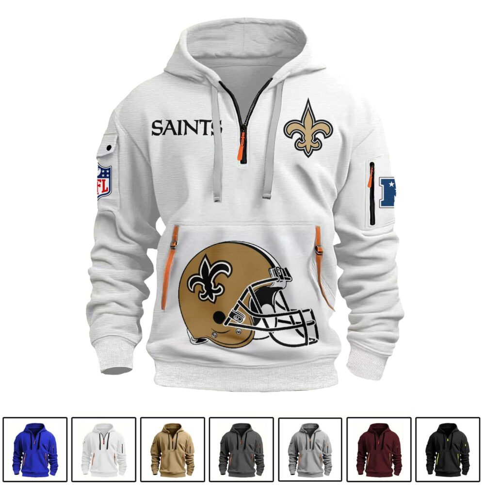 New Orleans Saints  | Premium NFL Quarter Zipper Hoodie