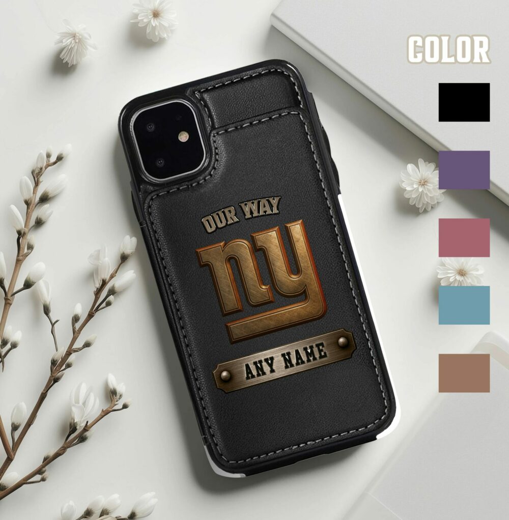 New York Giant | Premium NFL Leather Flip Wallet Phone Case