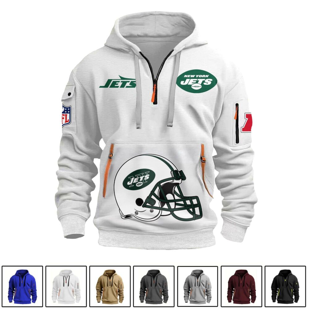 New York Jets  | Premium NFL Quarter Zipper Hoodie