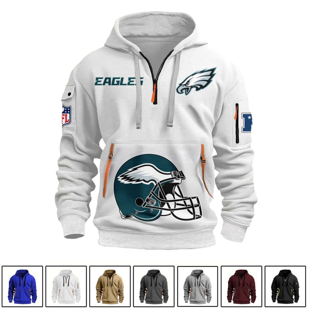Philadelphia Eagles  | Premium NFL Quarter Zipper Hoodie