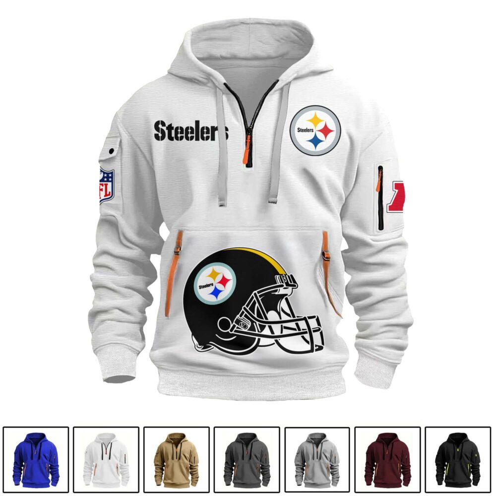 Pittsburgh Steelers  | Premium NFL Quarter Zipper Hoodie