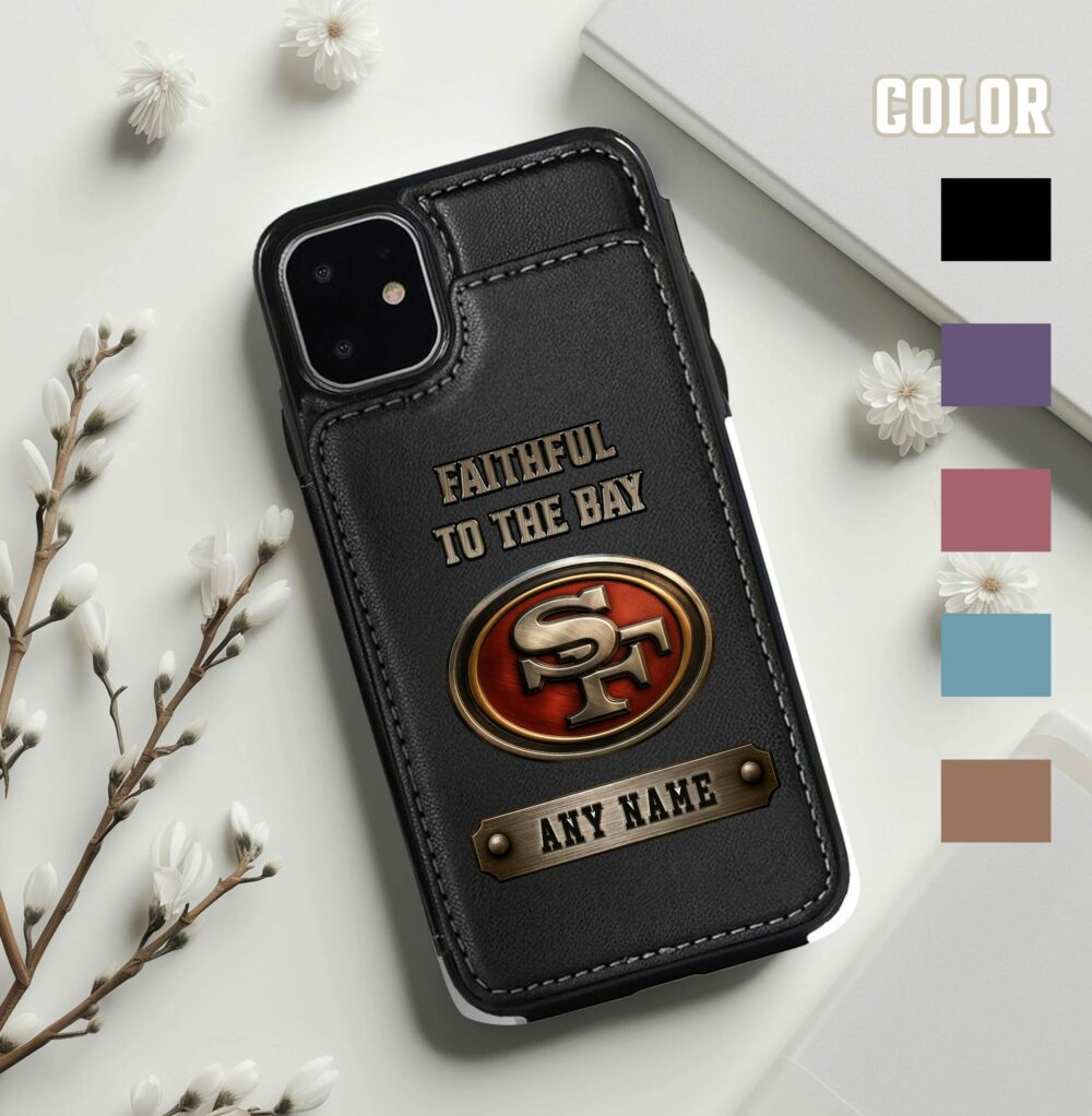 San Francisco 49ers | Premium NFL Leather Flip Wallet Phone Case