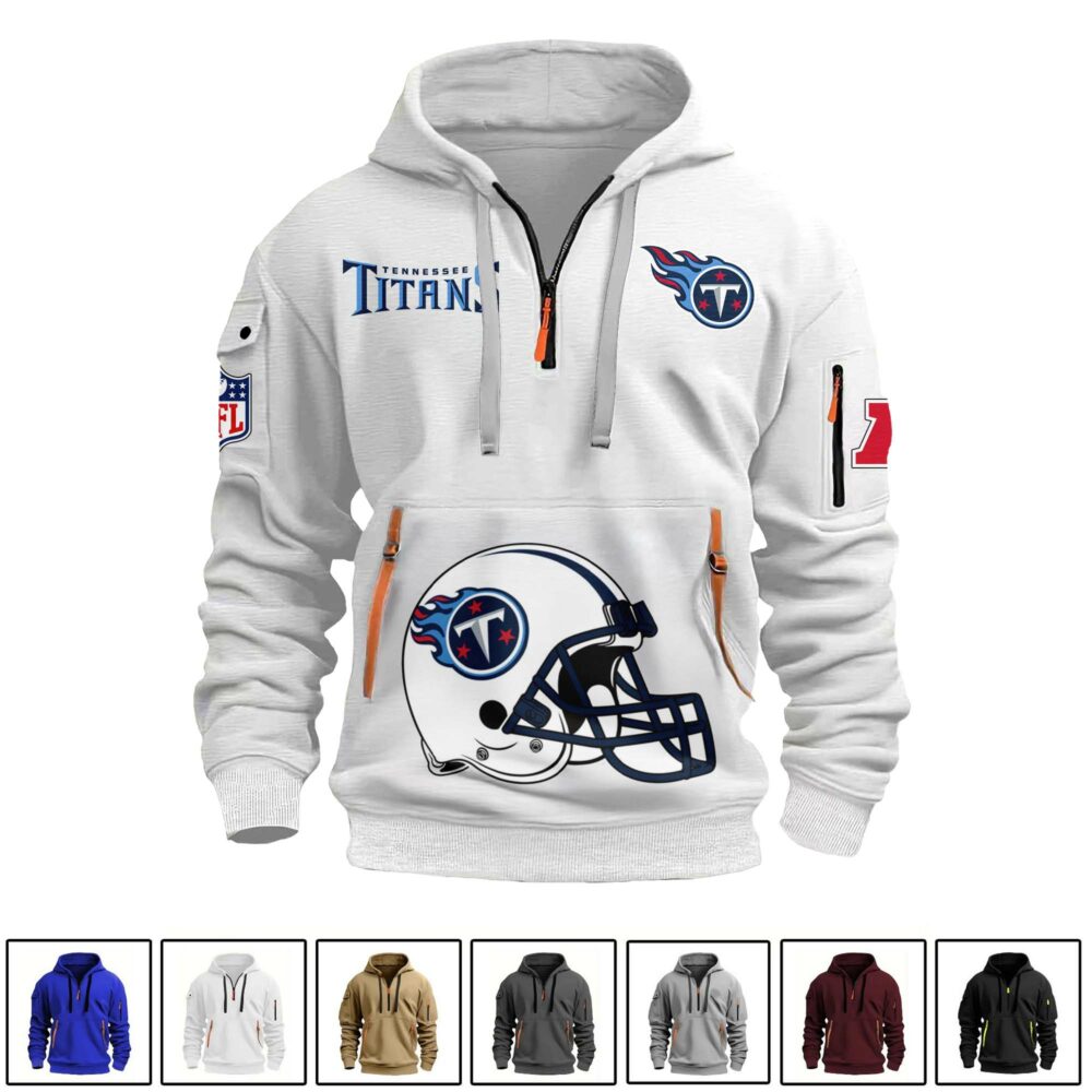 Tennessee Titans  | Premium NFL Quarter Zipper Hoodie