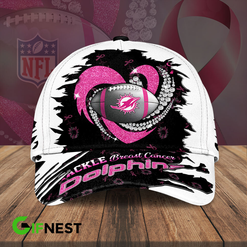 Miami Dolphins| Premium NFL Breast Cancer Awareness Cap