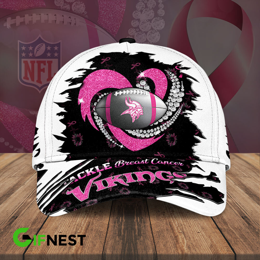 Minnesota Vikings| Premium NFL Breast Cancer Awareness Cap