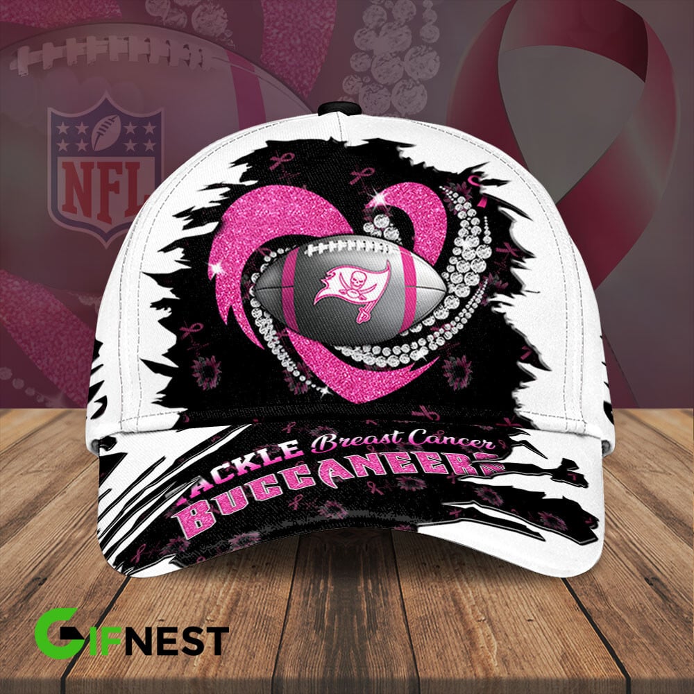 Tampa Bay Buccaneers| Premium NFL Breast Cancer Awareness Cap