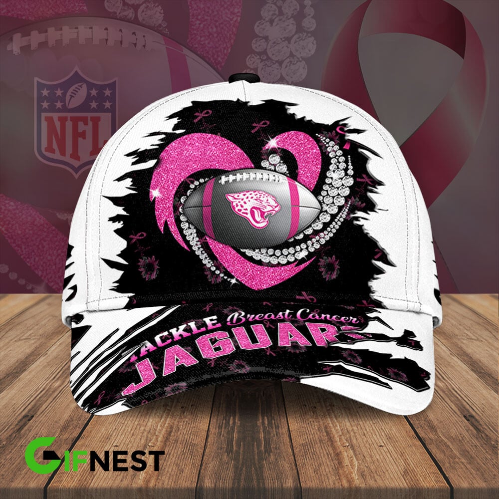 Jacksonville Jaguars| Premium NFL Breast Cancer Awareness Cap