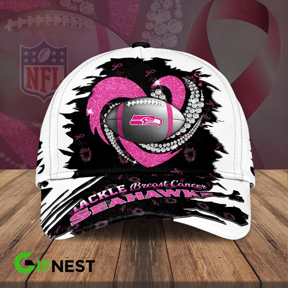 Seattle Seahawks| Premium NFL Breast Cancer Awareness Cap