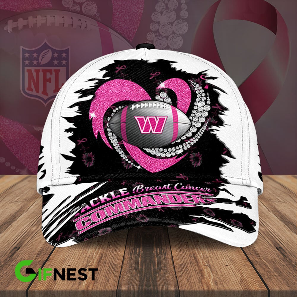 Washington Commanders| Premium NFL Breast Cancer Awareness Cap