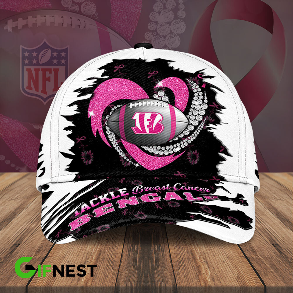 Cincinnati Bengals| Premium NFL Breast Cancer Awareness Cap