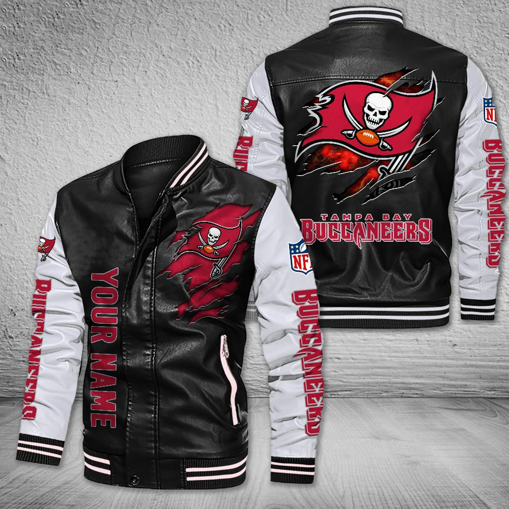 Tampa Bay Buccaneers | Premium NFL Leather Boomber Jacket