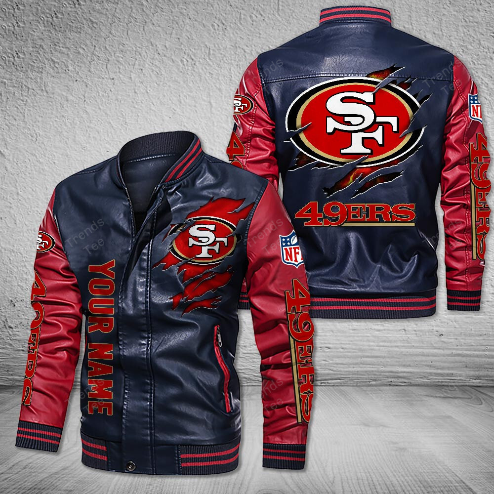 San Francisco 49ers | Premium NFL Leather Boomber Jacket